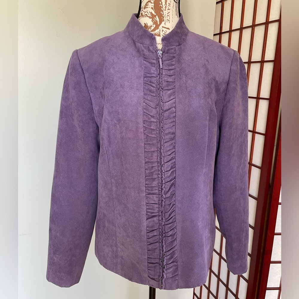 Dressbarn Women's Purple Jacket, Size L